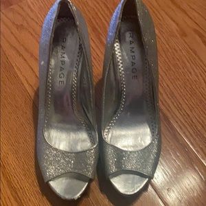 Silver heels